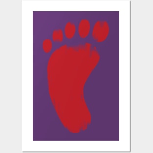 Distressed Foot Tribe Posters and Art